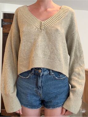 BDG Cream Knit Sweater